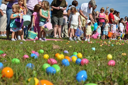 4/12 EGG HUNT NOW INDOORS: 11AM at Cabrini Shrine