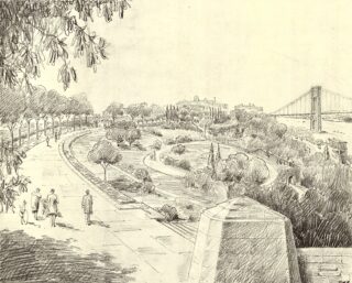 Throwback: Olmsted Promenade Sketch